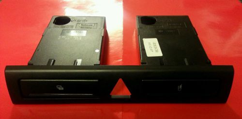 1998-2004 audi a6, 2.7, c5, dash cup holder &amp; tray with bezel, germany fischer