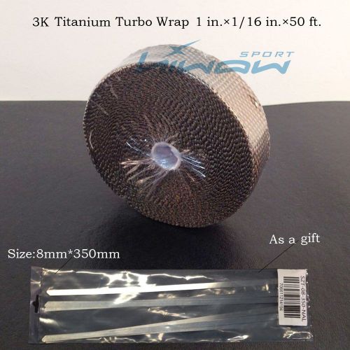 Purchase Titanium Exhaust Header Pipe Heat Wrap 1 in. ×1/16 in.×50 ft