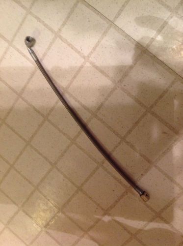 Steel braided brake line 90 degree to straight 16 inch new