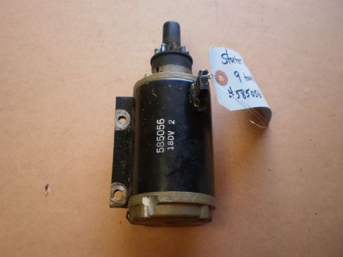 Evinrude johnson 40/48 hp starter 9 tooth 0585056 585056  l825