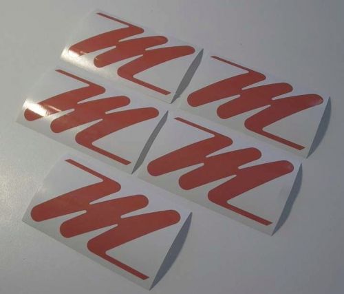 Nash metropolitan hub cap decals.  set of 5.  hudson.  all colors available