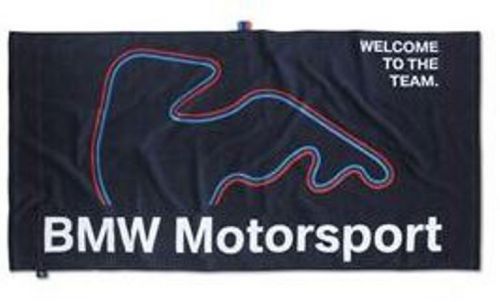 Bmw genuine oem bmw motorsport beach towel 80-23-2-285-872