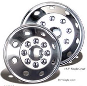 Wheel masters 3165b0 16.5" stainless wheel cover set