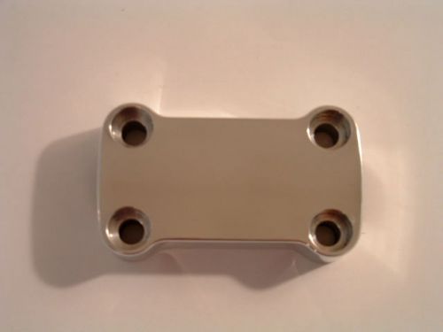 Yamaha banshee handle bar clamp - polished       mfg by mattoon machine
