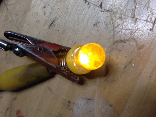 Screw-in dash instrument yellow led e10 bulb british  mg triumph austin jaguar