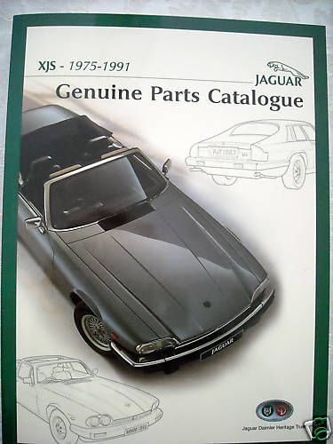Purchasers say - &#034;the ultimate parts catalogue for 1975-1991 jaguar xjs owners&#034;