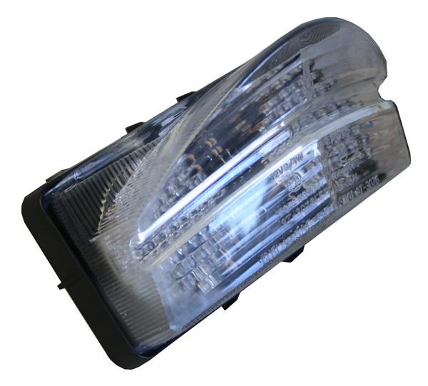 Bike-it clear led rear tail light honda cbr 600f4i 2001 2002 2003