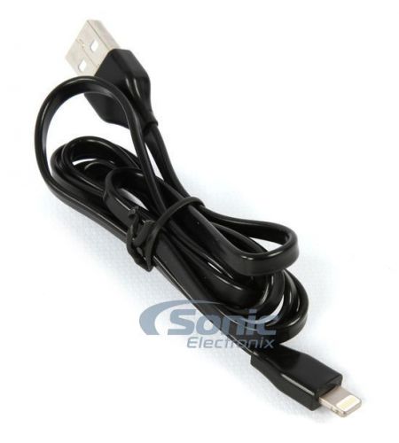 New! axxess axm-i5usbfl1 flat tangle free apple lighning to usb cable