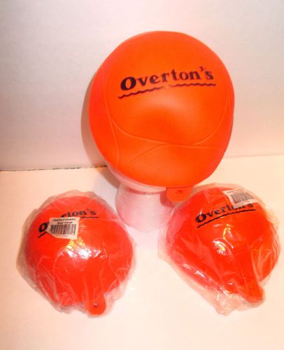 Overton"s inflatable buoy - diving - boat guide buoy - 1/4" eye - orange