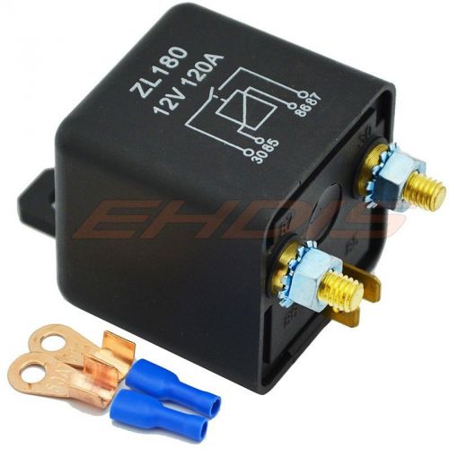 Automotive car relay spst 120a relays black box battery 12v 24v[dc_120a_4 pin]