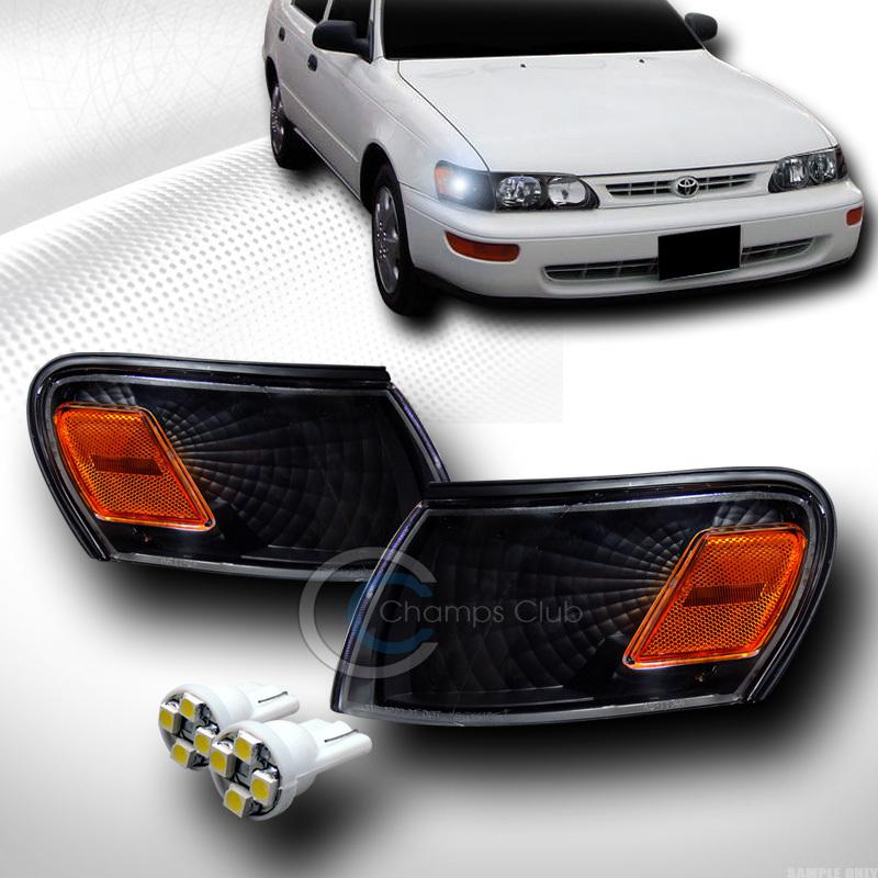 Purchase BLK CLEAR SIGNAL CORNER LIGHTS LAMPS AM KS+4 SMD LED BULBS 93