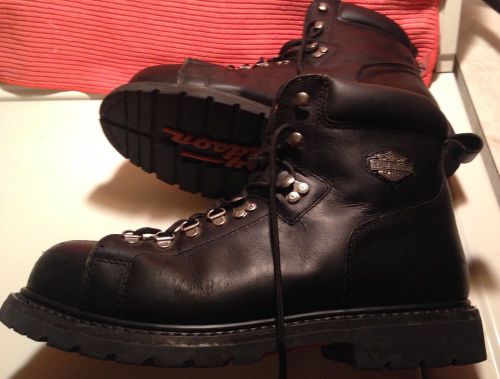 Harley davidson men&#039;s dipstick steel toe motorcycle boots -size 12