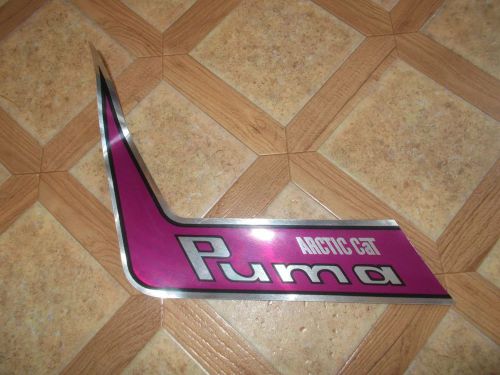 Nos vintage 71 arctic cat puma axial flow snowmobile decal 0116-264 left side