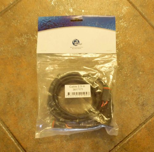 Volvo penta 3817171 black 2.5 meter 4-pole boat trim cable *new*