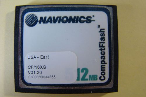 Navionics cf chart card for usa - east