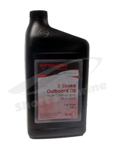 Tohatsu 2-stroke &amp; tldi tc-w3 outboard motor oil one quart