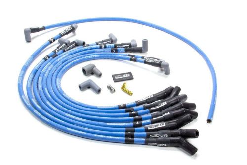Moroso blue max spark plug wire set spiral core 8 mm blue sbf p/n 72430