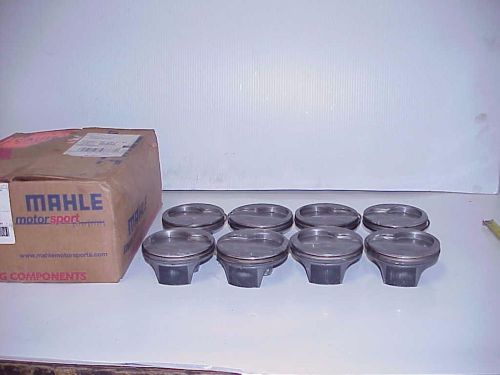 8 mahle forged sb2.2 chevy gas ported pistons 4.180" bore 1.168" ch 827 r14