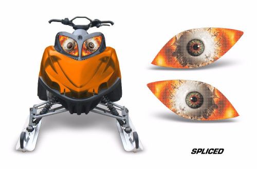Amr racing arctic cat m series crossfire sled snowmobile headlight eyes splice o