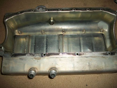 Small block chevy dry sump pan sbc imca modified supr late model woo sprint car