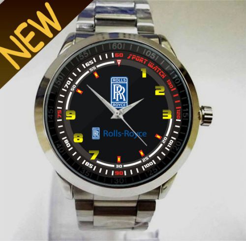 Hot item"! rolls royce logo emblem sport wriswatch