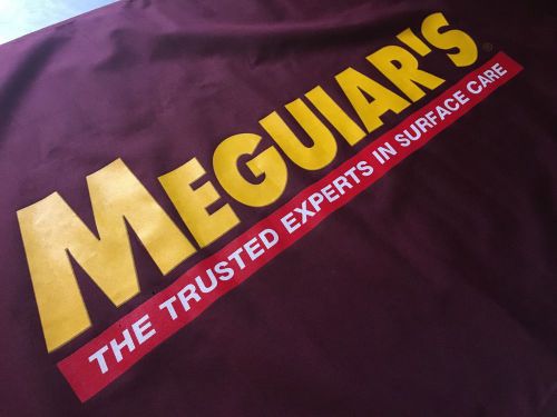 Meguiar's vintage racing canvas banner 6'x3'