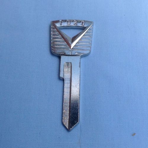 Vintage nos ford mustang key blank 1965 1966 oem primary key by ilco