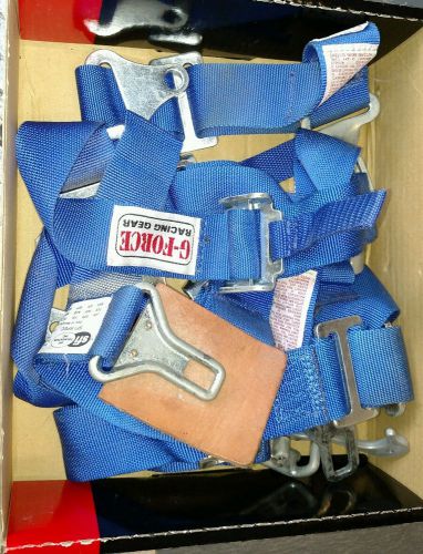 G force racing junior dragster go-cart 5 point harness, expired sfi tag