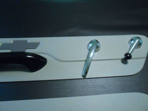 Door panel inserts custom 55/59 chevy truck med gray w/ charcoal gray b-tie