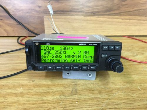 Garmin gnc-250xl vfr gps/com with moving map