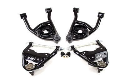 Umi performance front non-adjustable upper and lower a-arm kit 403133-b