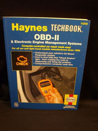 2006 haynes techbook obd-ii  electronic engine systems computer auto repair book