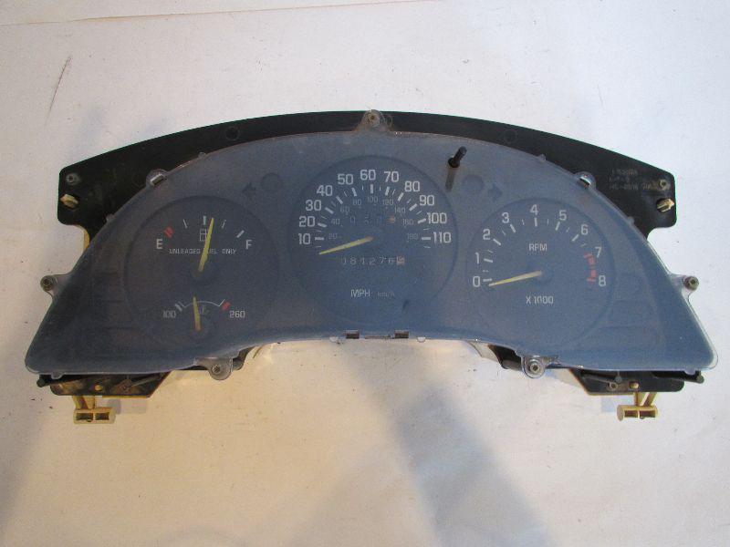 95 96 lumina speedometer excludes police with tach no console 6-207 3.4l cluster