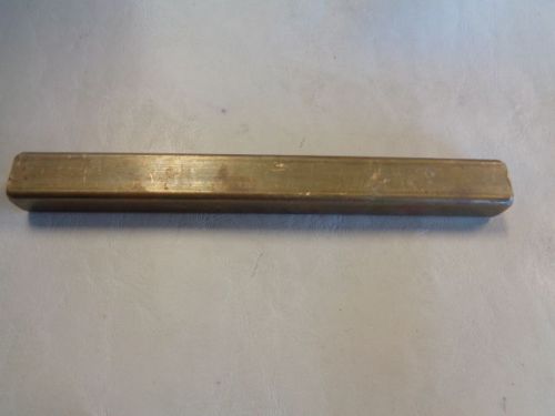 Brass prop key 7 1/8&#034; x 3/4&#034; marine boat