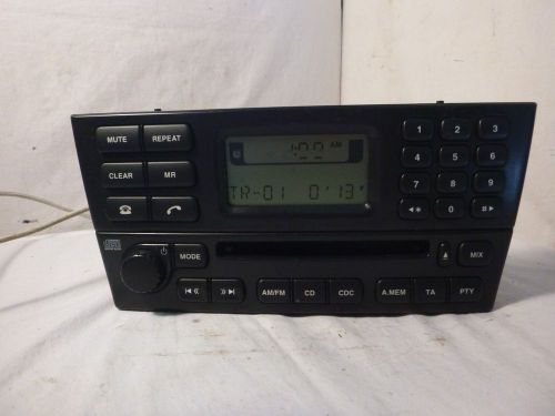 2002-2005 jaguar x-type radio single disc cd player 1x43-18b876-aa sz520