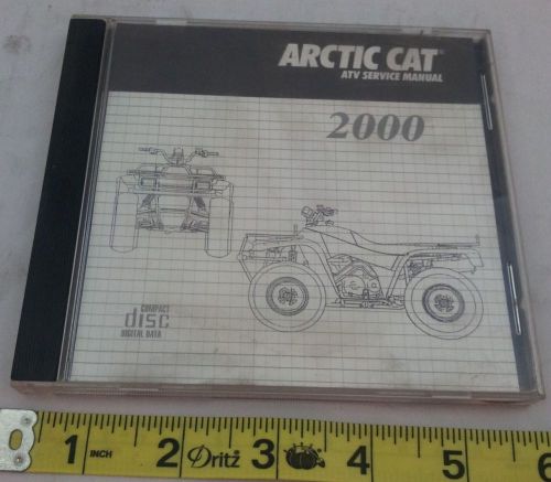 2000 arctic cat service manual cd atv catalog factory repair oem quad dealer