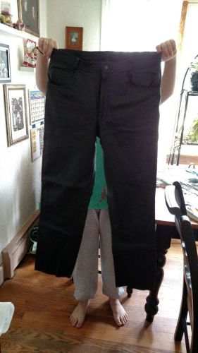 Xelement men's leather motorcycle riding pants 38" waist