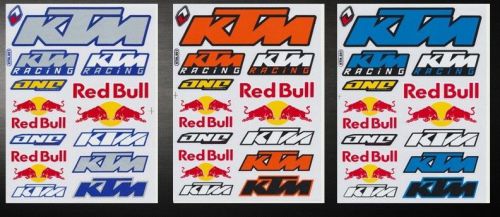 Buy 3 get 1 free ktm racing decal motorcycle bike window truck mtv car sticker