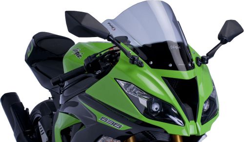 Puig racing screen smoke zx6r fits: kawasaki zx600 ninja zx-6r,zx636 ninja zx-6r