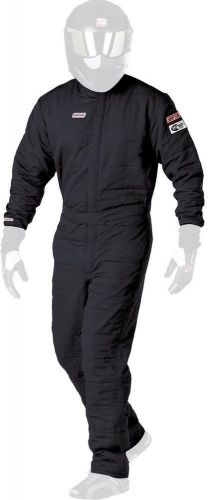 Simpson safety black large super sport 1 piece driving suit p/n 0602311