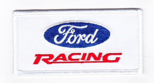 Ford racing sew/iron on patch emblem badge embroidered cobra mustang car v8