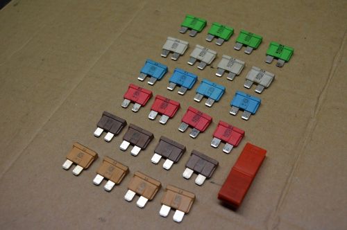 Genuine oem bmw e30 e31 e32 e34 e36 e39 fuses kit24 5a 7.5a 10a 15a 25a 30a