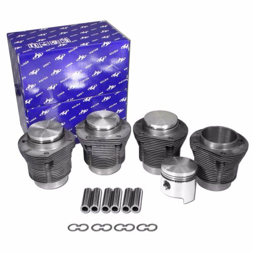 Empi piston &amp; cyl. set 77mm x 64 stroke 40hp,1200cc (type 1, bug, ghia, bus)