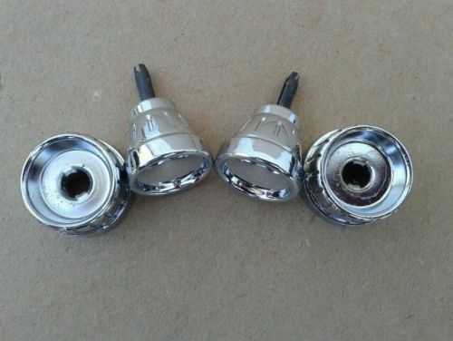 1964 65 66 ford mustang original radio knobs &amp; bezels 1964 galaxie fomoco