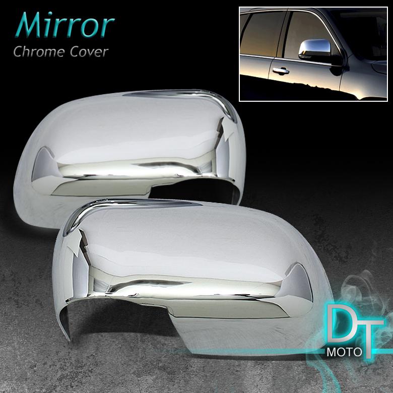 04-09 dodge durango/dakota chrome side mirror covers
