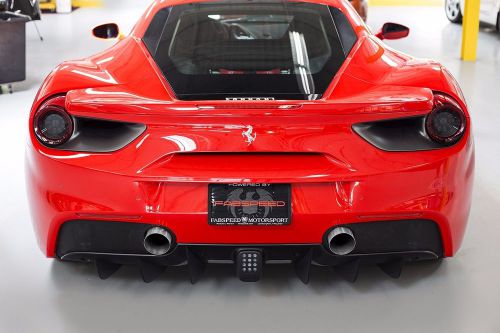 Fabspeed  challenge style tips for 2016+ ferrari 488 gtb | spider