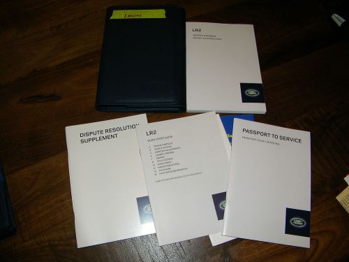 2014 land rover lr 2 lr2 owners manual with case lan195