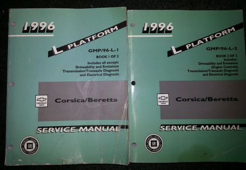1996 chevrolet corsica/beretta factory service manuals 2 volume set