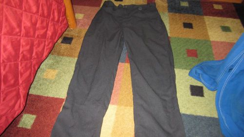 Team simpson fire suit pants nomex uniform w 40 38 36 adjustable belt black nice