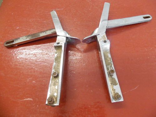 Vintage pair windshield convertible top bracket r/h l/h cord chevy caddy z69 z74